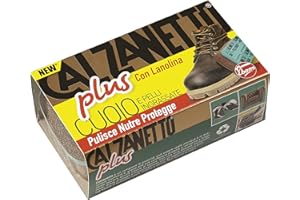 Calzanetto Plus, Trattamenti E Lucidi Scarpe Unisex Adulto, Nero, 4.5x4.5x12.7 cm