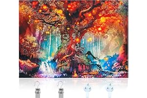 Coast Valley Tapestry Abstrait Décoration, Tenture Murale Ciel Dans la Forêt Tapisserie, Tapestry Murale de Fée Décoration, (150cm × 200cm) Convient à murale Avec Art Nature Home Décorations, plage