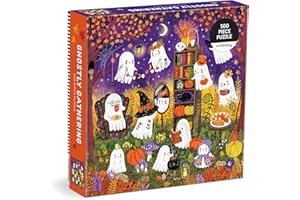 MUDPUPPY Ghostly Gathering 500 Piece Family Puzzle