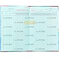 LRS Form no. 25 Factory Attendance Register Under Rule 110-36 Pages Long - 75 GSM Ledger Paper (Pack of 10)