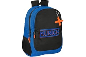 Safta M665 ECKO UNLTD. Peaks - Mochila Escolar Infantil, Ideal para Niños de Diferentes Edades, Cómoda y Versátil, Calidad y Resistencia, 32x16x44 cm, Color Azul marino Unisex niños (Pack de 1)
