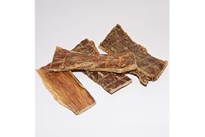 Warnick´s Tierfutterservice 3 KG Rinderdörrfleisch - Schlundfleisch - Dörrfleisch - 3 x 1000g - Rinderschlund