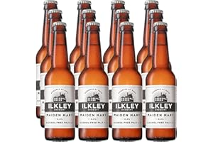 Ilkley Brewery 12x Alcohol Free Beers - Maiden Mary Non-Alcoholic Pale Ale 0.5% abv - Low Carb, Low Calorie - UK Craft Beer Yorkshire Brewery (Case of 12 x 330ml Bottles)