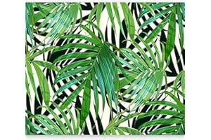 murando Carta da parati Foglie verde 400x280 cm Fotomurali in TNT Murale alla moda Decorazione da Muro XXL Poster Gigante Design Carta per pareti Tropical Motivo vegetale b-B-0280-a-a