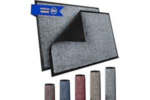 TRIBURG® Mata na drzwi 60 x 90 antracytowa czarna - mata na drzwi 60 x 90, odporna na warunki atmosferyczne, wodoodporna, zmywalna - mata na drzwi zewnętrzne/wewnętrzne | mata do drzwi zewnętrznych i