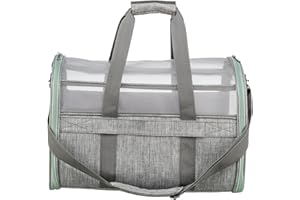 Trixie sac pour chien dillon gris/vert menthe 54x32x33 cm
