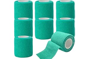 EQUIS GOVICENS Tape Cross Training - Set 8 Piezas de Banda Adhesiva para Proteger los Dedos (VERDE)