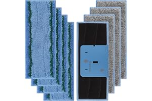 Sgizoku 8 paños lavables para iRobot Braava M6 Serie, almohadillas reutilizables para i Robot Braava Jet M6134 (M6-Mixed 8pcs)