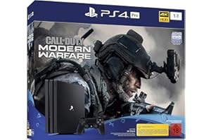 PlayStation 4 Pro - Konsole inkl. Call of Duty - Modern Warfare (1TB, schwarz, Pro)