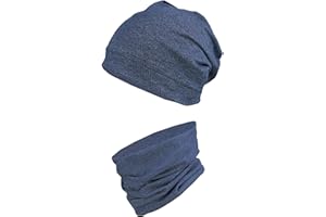 TupTam Jungen Beanie Mütze und Schlauchschal 2er Set