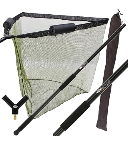 Folding Rogue Landing Net Advanta Best 42 Inch Carp Landing Net