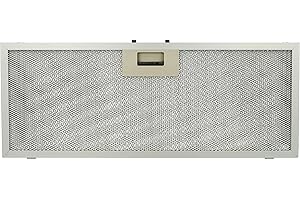 vhbw 1x Filtro metálico de grasa compatible con Elica ELIB 92 K28 SL 3V2L 208018946602 campana extractora - 45,9 x 17,7 x 0,85 cm metal