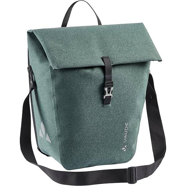 VAUDE ReCycle Transformer 26 - Sac à Dos Vélo 2 En 1 Étanché 27 L, Convertible En Sacoche Porte-Bagages
