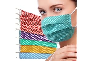 Lilind® Cloth Face Masks, Handmade Comfortable Gift, Breathable Soft Reusable and Washable Covering, 100% Cotton