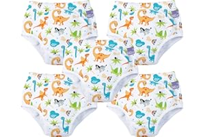 Bambino Mio, Culotte d'apprentissage Lavable, unisexe, pour garçons et filles, dino, 18-24 mois, lot de 5