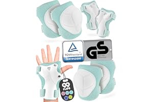 99FLIPS Ochraniacze dla chłopca i dziewczynki do jazdy na rolkach – Ochrona do jazdy na deskorolce i łyżworolkach dla chłopców i dziewczynek – Nakolanniki i nałokietniki dla dzieci – Ochraniacze do