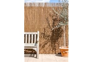 PAPILLON Premium Willow Natural Garden Fence Screening Roll Privacy Border Wind & Sun Protection 5m x 2m (16ft 4in x 6ft 7in)