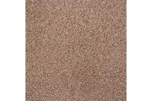 247Floors Flecked Twist Pile Carpet Roll, Hardwearing Felt Backing (4.5m x 4m, Brown & Beige)