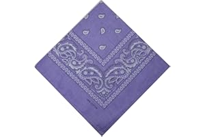 SCHALS & TÜCHER Bandana 100% Coton Original Paisley Foulard accessoire Bandeau cheveux Echarpe Mouchoirs Homme Femme Enfant