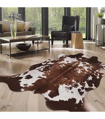 generisch KUHFELL Teppich SCHWARZ Patchwork 120 x 180 cm Fell Teppich