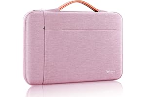 Ferkurn Laptop Case Sleeve 14 Inch Compatible with 14" MacBook Pro M4/M3/M2/M1, HP Pavilion Chromebook 14A EliteBook X360 Probook, ASUS Vivobook,Lenovo Ideapad,Acer, Slim Carrying Computer Bag, Pink