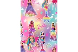 DANILO PROMOTIONS LTD Papel de regalo y etiquetas de Barbie