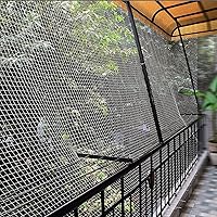 Easyshoppingbazaar Anti Bird Net/Pigeon Net/Balcony Net 2x6 Foot White (12 sqft) Installation kit Include