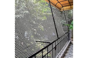 Easyshoppingbazaar Anti Bird Net/Pigeon Net/Balcony Net 2x6 Foot White (12 sqft) Installation kit Include