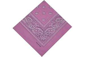 SCHALS & TÜCHER Bandana 100% Coton Original Paisley Foulard accessoire Bandeau cheveux Echarpe Mouchoirs Homme Femme Enfant