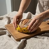 Apithecary Wax Food Wrap - Bee Pattern - Beeswax (LARGE MEDIUM SMALL SIZE) Set of 3 Multi-Purpose Food Storage Cloth (SML)