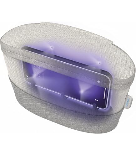 Quick Media QMEUV4 - Stérilisateur Let UVc, Boîte Désinfectante De Capacité Optimale 7 L Pour Smartphone, Clés, Lunettes, Argent, Bijoux
