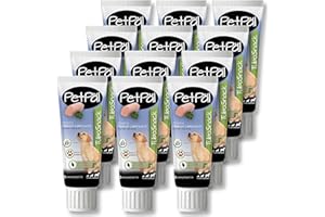 PetPäl Saucisse pour Chiens TuboSnack - Lot de 12: Saucisses de Foie en Tube - Premium Friandise naturellement délicieuses sans Céréales, Sucre, Sel - Aussi pour Les Chiots - Made in Germany
