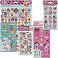 Paper Projects L.O.L. Surprise! Super Sticker Pack | Big Bundle for Scrapbooking and Decoration | Reusable on Non-Porous Surfaces,Pink/Blue,29.7cm x 21cm