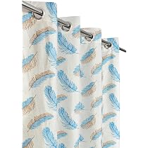 Buy POLARTAINS Polyester Curtains 6 Feet Long Set of 2 for Window ...
