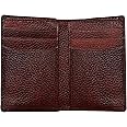 ABYS Genuine Leather Light Brown Unisex Credit/Debit/ATM Card Holder Wallet