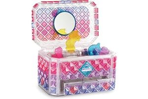 VTech Mosaic Magic Lights Schmuckkästchen, Mosaik-Bastelset, 210+ Mosaikfliesen inklusive, Leucht- und Soundeffekte, Bastelset, kreatives Spielzeug, ab 5, 6, 7 Jahren, englische Version