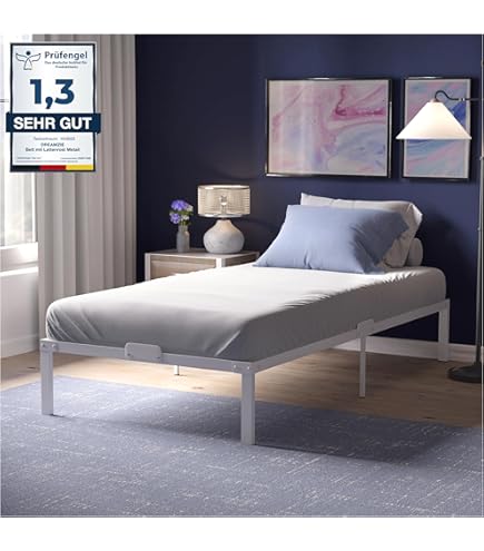 bed frame - opbergruimte onder het bed - Metalen platform bedframe 120