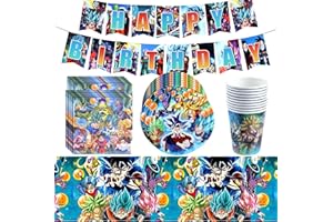 42 Pcs Anniversaire Decoration Dragon, Vaisselle Anniversaire Garcon, Vaisselle Kit Comprennent Assiette, Tasse, Dragon Serviette Papier, Thème Anniversaire Dragon Deco