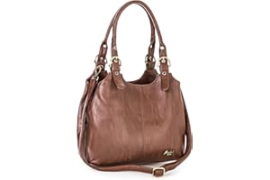 Mabel London Shoulder Bag for Women – Faux Leather Lightweight Crossbody Handbag – Vegan Everyday Handbag with Zipped Compartments – Ideal for Work, Travel & Casual Outfits