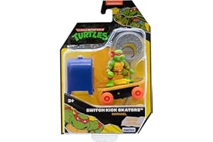 TEENAGE MUTANT NINJA Turtles TMNT Raphael Mutant Mayhem Switch Kick Skater, Red, Toys & Gifts for Ages 3+