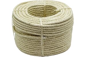 GARHE Future 213260 Cuerda Sisal 4 Cabos, Rollo 10 mm x 100 m