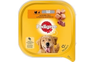 Pedigree Cibo per Cane con Tacchino e Pollo in Patè, Vaschetta 300 g - 20 Vaschette