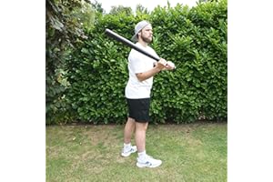 LionSports Baseballschläger aus Holz – Große 34 Zoll Baseball-schläger – Lange 86 cm Profi Baseballschläger – Mit Rutschfestem Griff