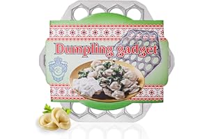 KIBS GROUP Pelmeni Maker Pelmeni - Máquina moldeadora de bolas de masa hervida para hacer raviolis - Máquina moldeadora de moldes para albóndigas Piroshki - Manti Maker Mini molde de raviolis