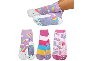 LEON D'ORO Calzini Bambina Antiscivolo Cotone Calze Bimba abs scuola casa gonfiabili, Made in Italy