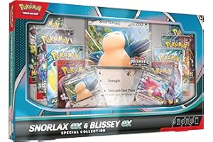 Pokémon TCG: Snorlax ex & Blissey ex Special Collection (2 Foil Promo Cards, 1 Oversize Card & 8 Booster Packs)