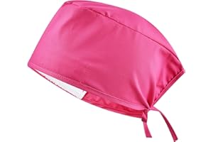 B-well Adelina Cuffia Chirurgica Cuffia sala Operatoria Cuffie Cuffietta Chirurgica Cappello Chirurgica (Rosa)