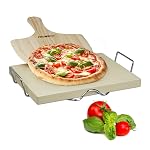 LANDMANN Pizzastein-Set - 2-tlg. Pizzastein
