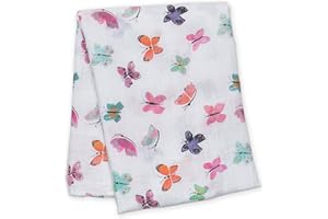 lulujo kocyk do przewijania dla niemowląt, muślin, bawełna