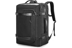 KINGSONS Carry on Backpack,Flight Approved 40L Travel Backpacks Daypack College Office Backpack Fits up to 17.3" Laptop for Men&Women